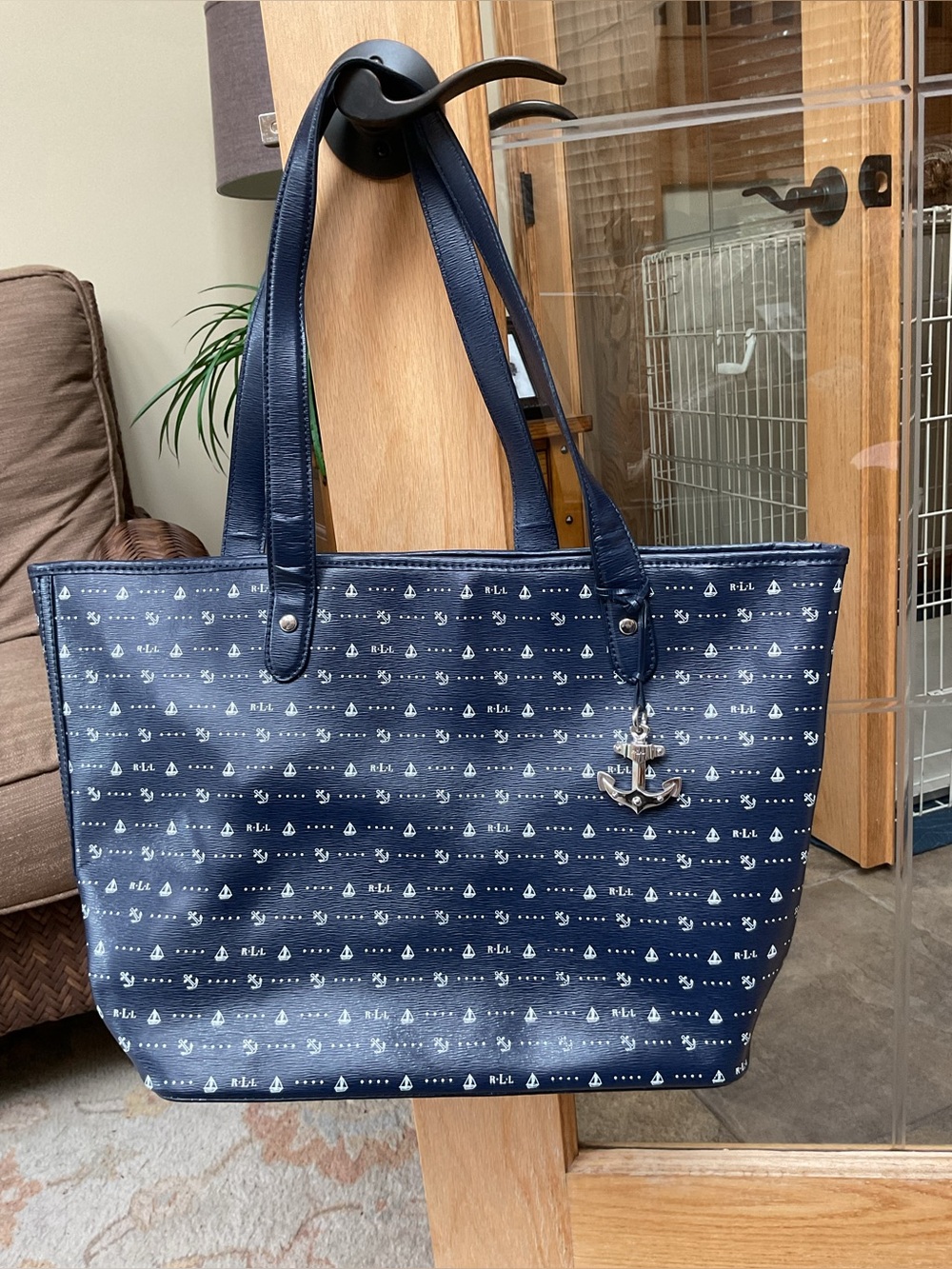 Ralph Lauren vintage nautical tote bag. EUC